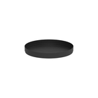 Organizador Giratório Lume Plástico Preto 25,5cm