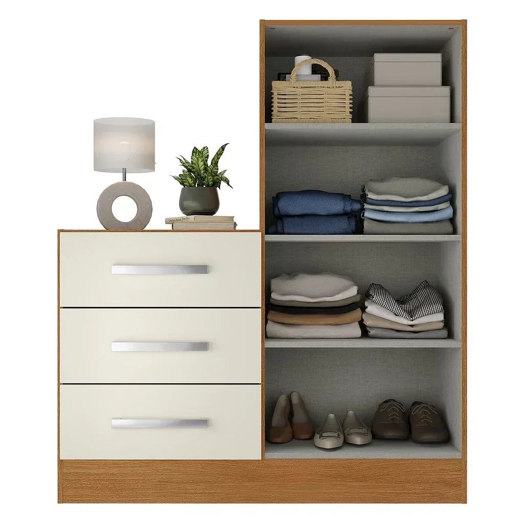 PROMOÇÃO | Cômoda 2 Portas 3 Gavetas Dunas Off/White
