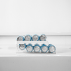 Organizador de 9 Latas Branco Clear Fresh 35cm