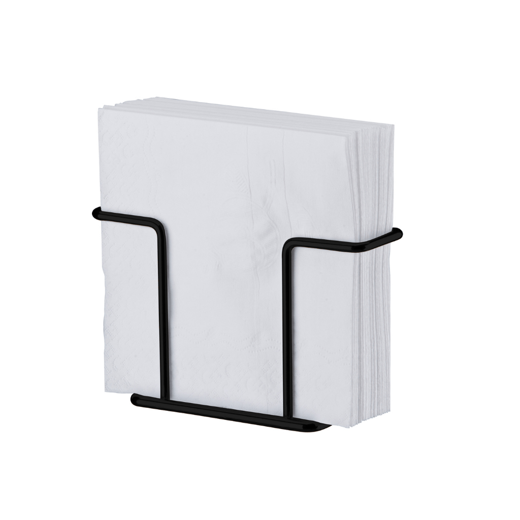 Porta Guardanapos Preto Fosco 13,5cm