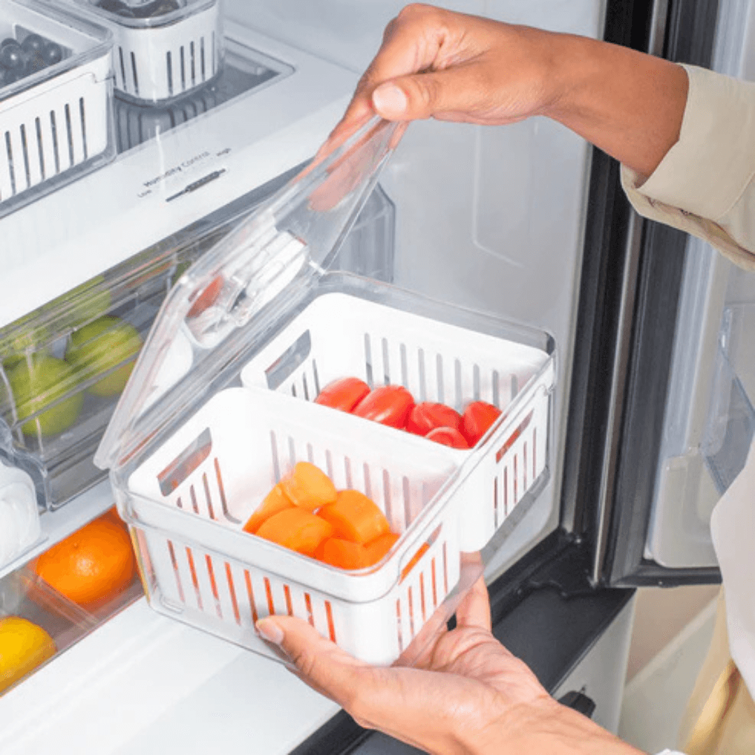Pote para Geladeira Clear Fresh com 2 Cestos 2,2L